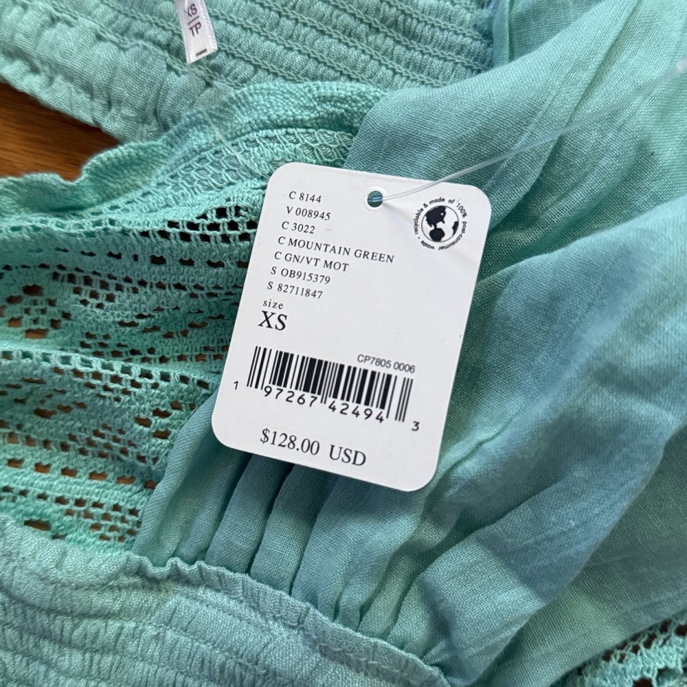 Free People Blue Santa Maria Maxi Dress B06 - Picture 5 of 7